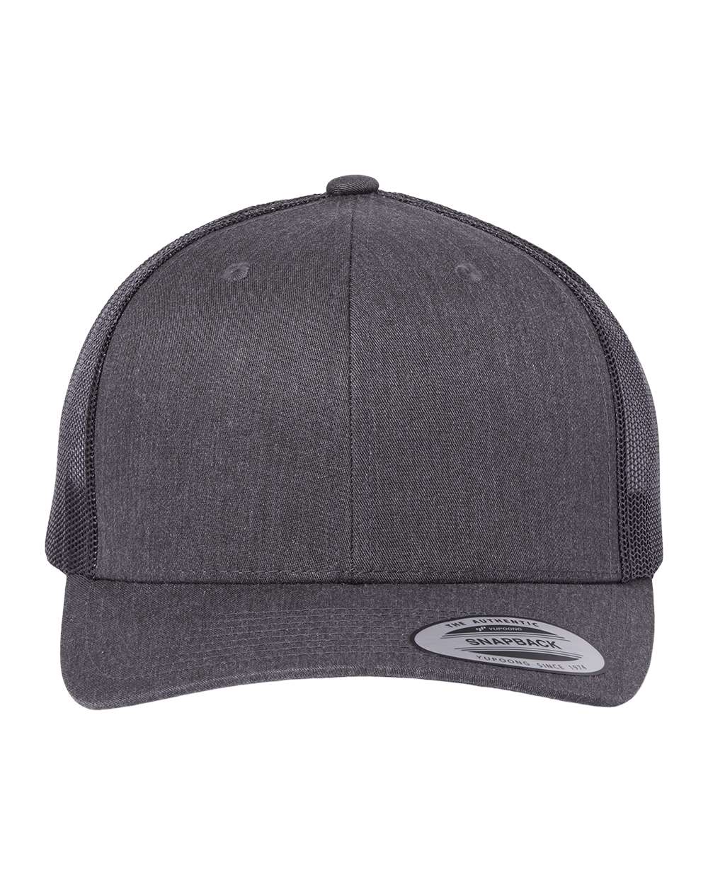 Yupoong 6606 - Dark Heather Grey