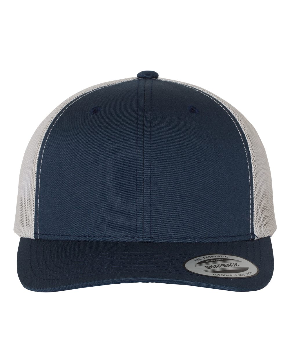 Yupoong 6606 - Navy/Silver